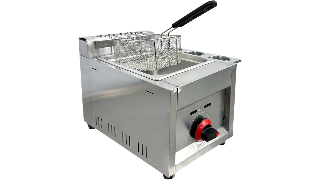Outdoor Countertop Gas Deep Fryer, 3.5 Gallon P76884