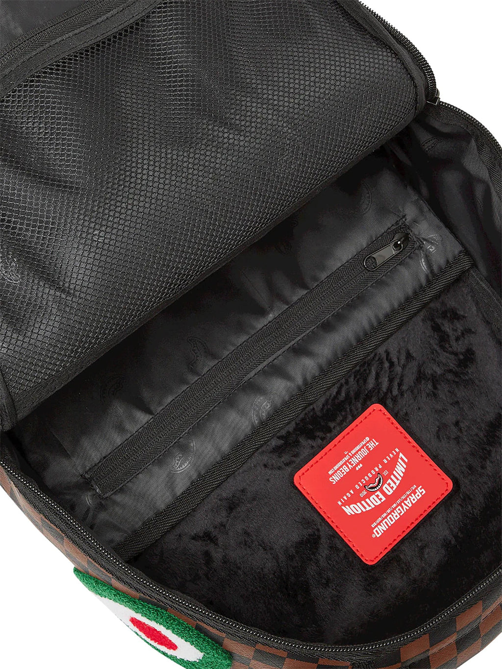 Chenille Backpack, Brown K462