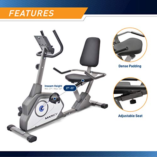 Magnetic Recumbent Exercise Bike with 8 Resistance Levels E6970
