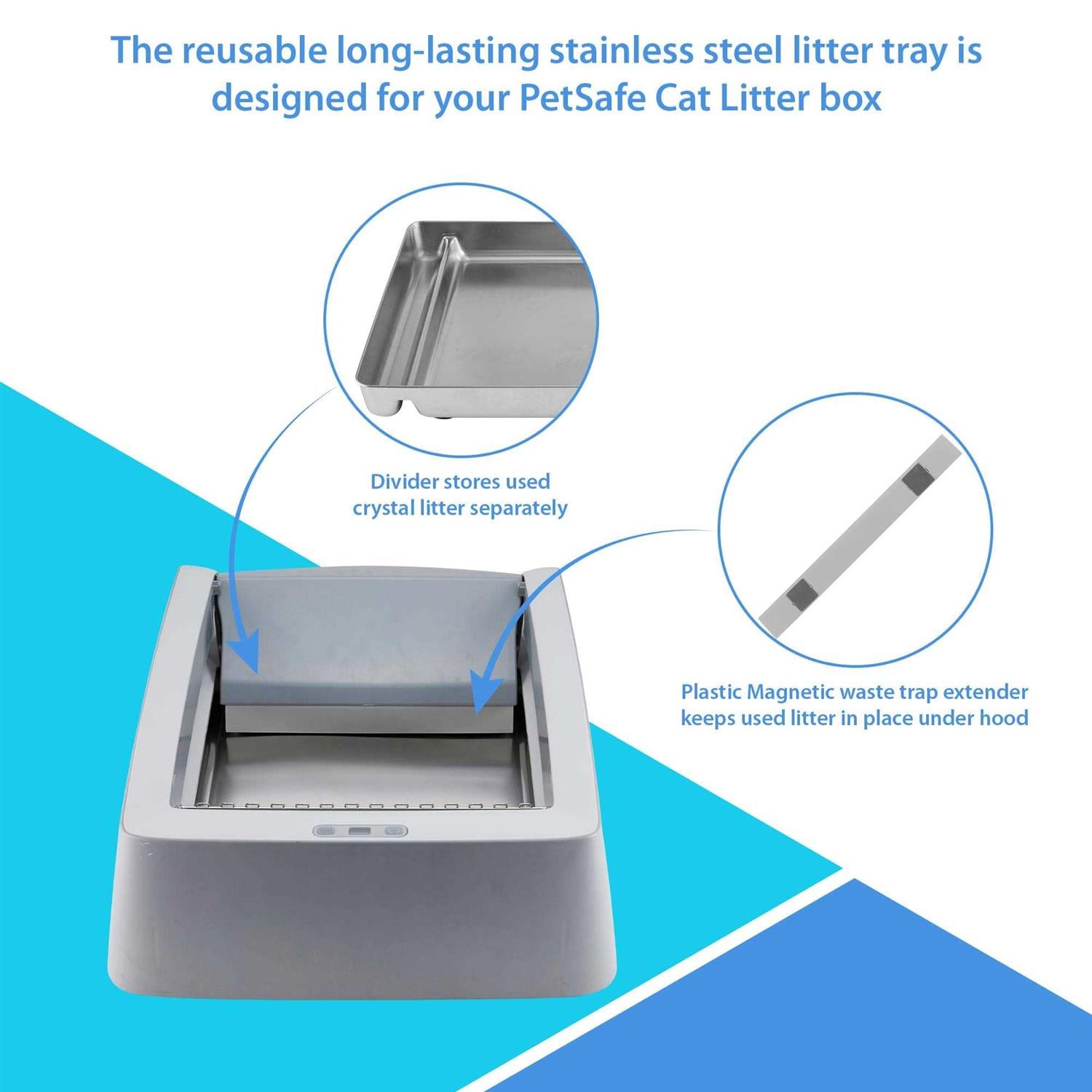 Stainless Steel Reusable Cat Litter Tray Z9280