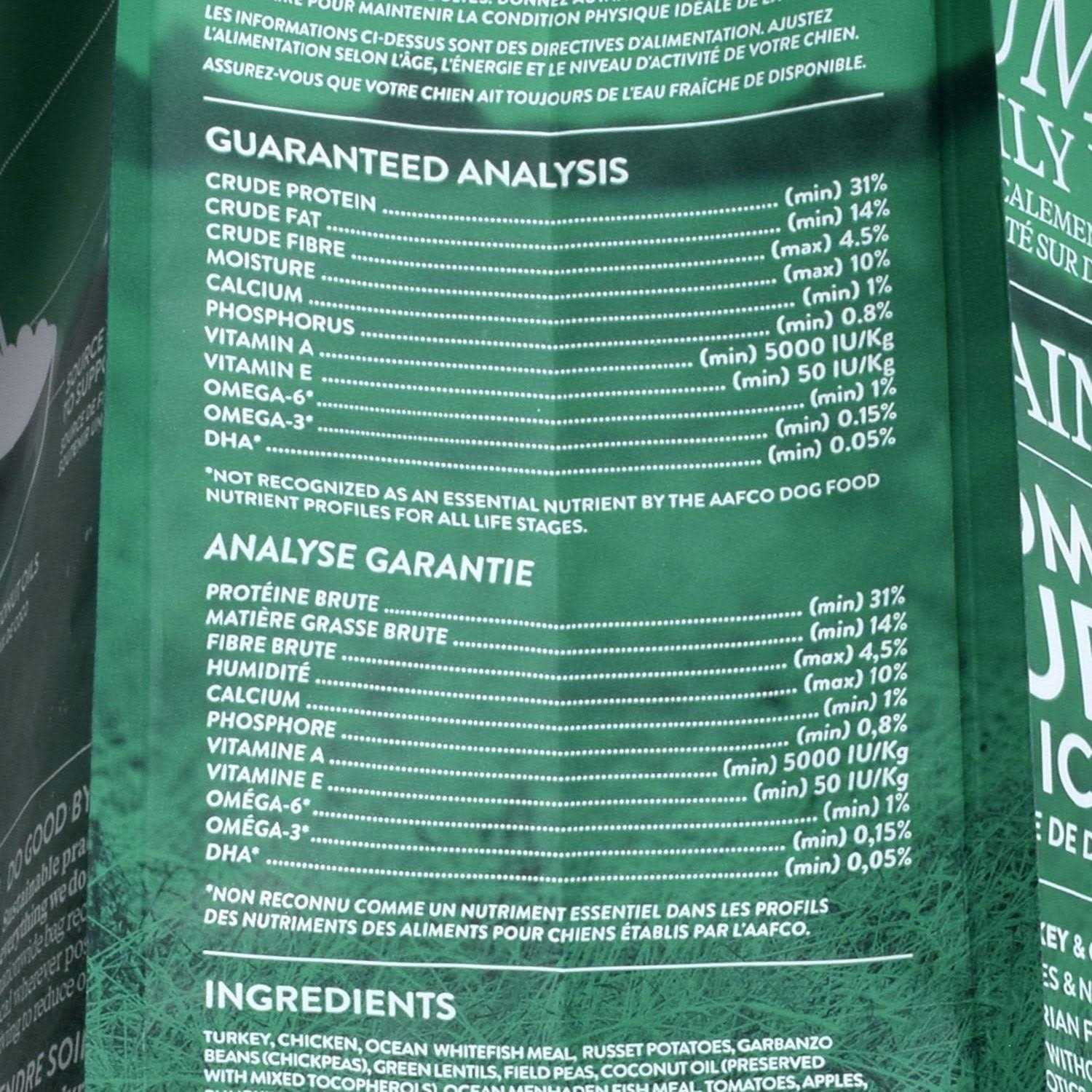 Grain Free Turkey & Chicken Dry Dog Food O506732