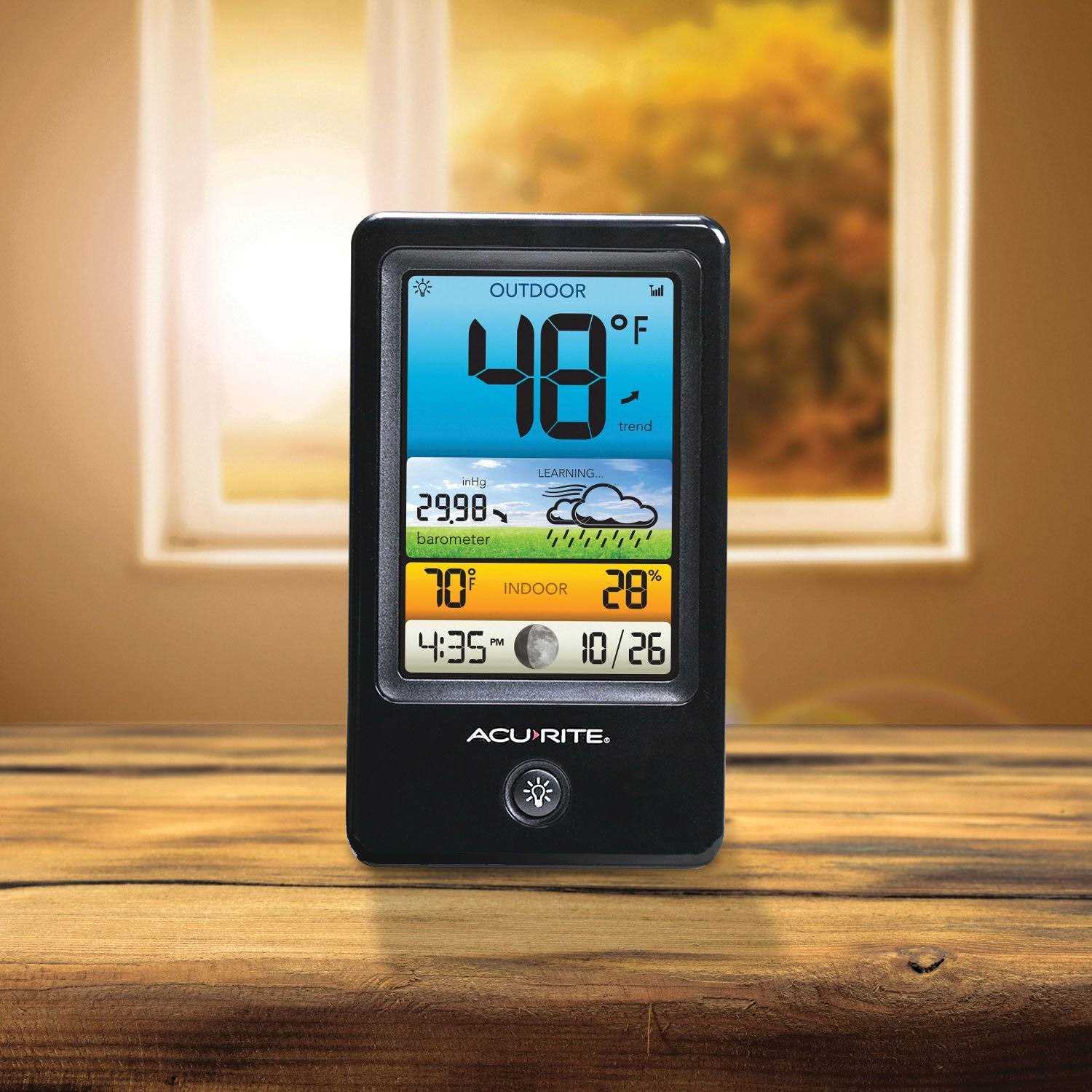 Wireless Color Forecaster with Temperature and Humidity W393