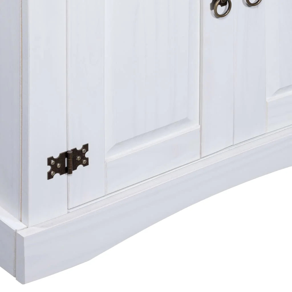 Cupboard Mexican Pine Corona White 31.5"x15.7"x66.9" Y507