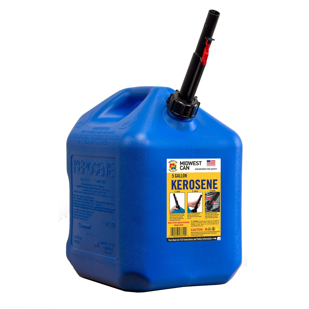 5 Gal Kerosene Gas Can Container with Spout (4 Pk) H2914
