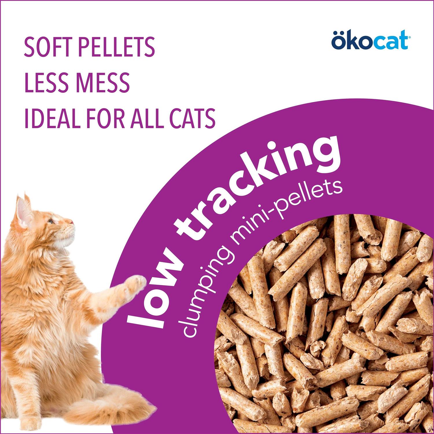 Low Tracking Clumping Wood Cat Litter M818