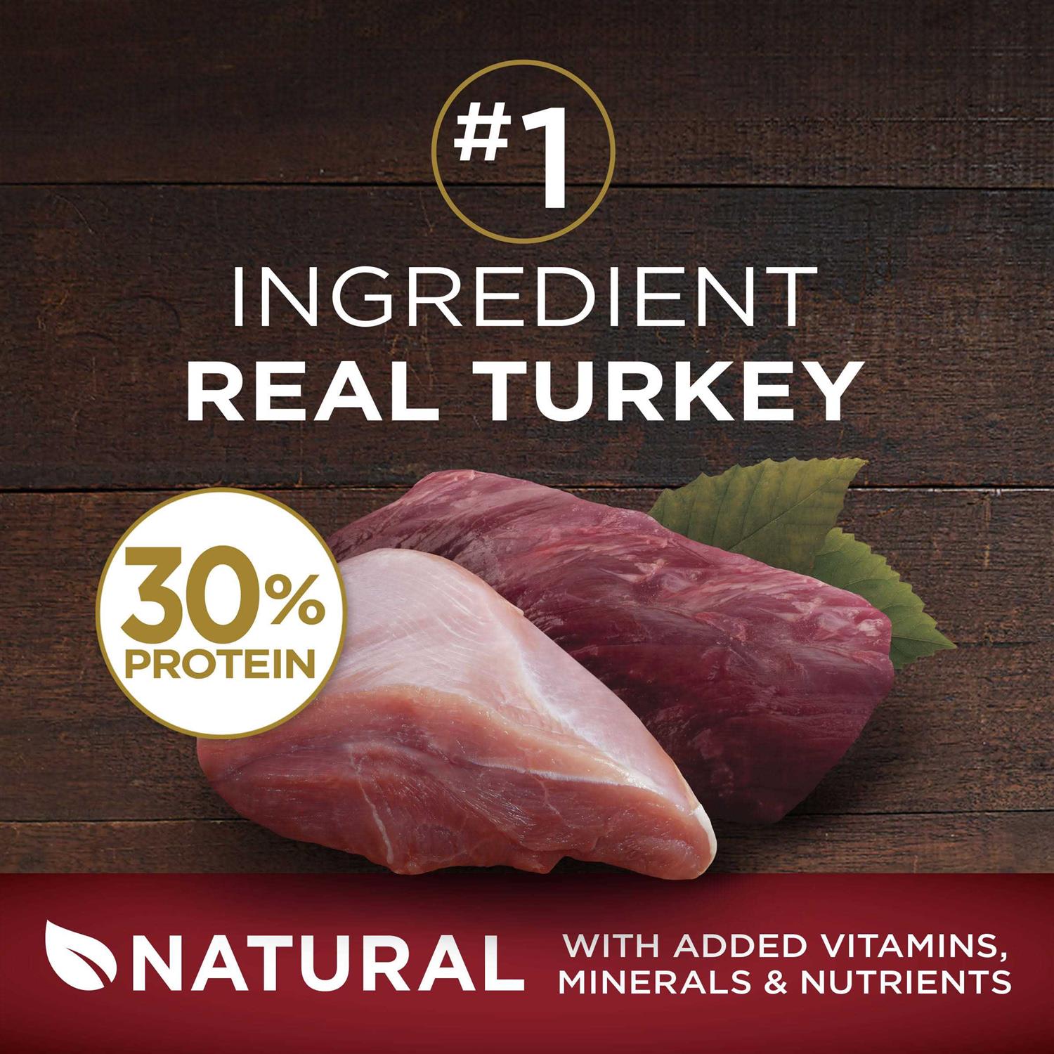 Real Turkey & Venison Dry Dog Food M30663