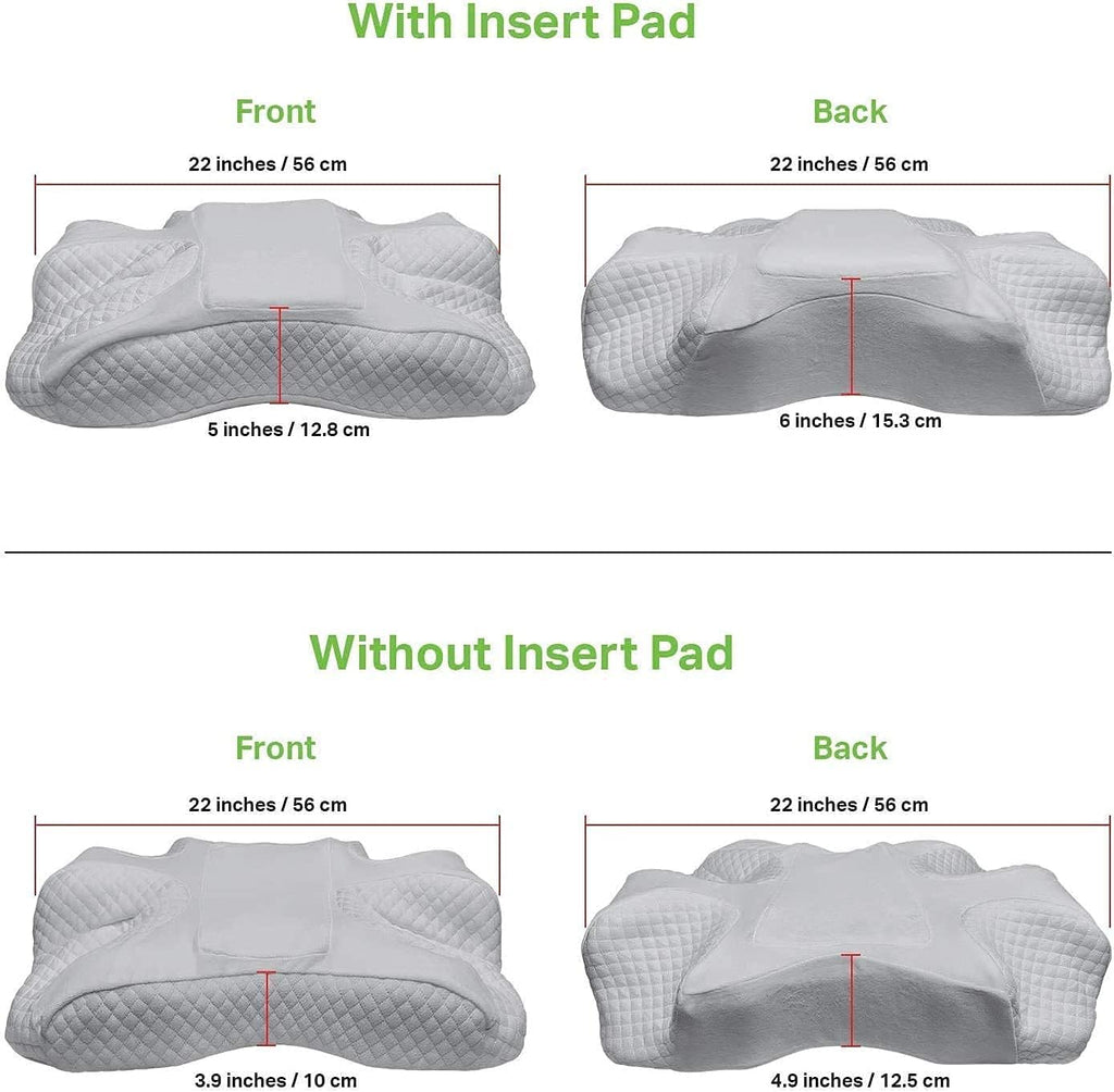 CPAP Pillow Bundle with Cooling Fabric Case for Side Sleepers K929973
