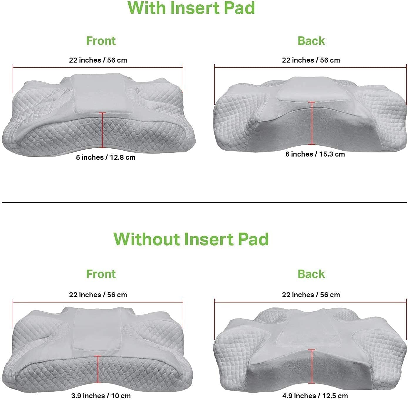 CPAP Pillow Bundle with Cooling Fabric Case for Side Sleepers K929973
