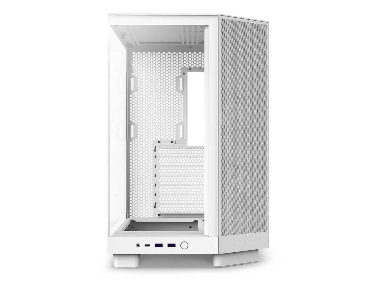 Compact Dual-Chamber Mid-Tower Airflow Case, White P7047