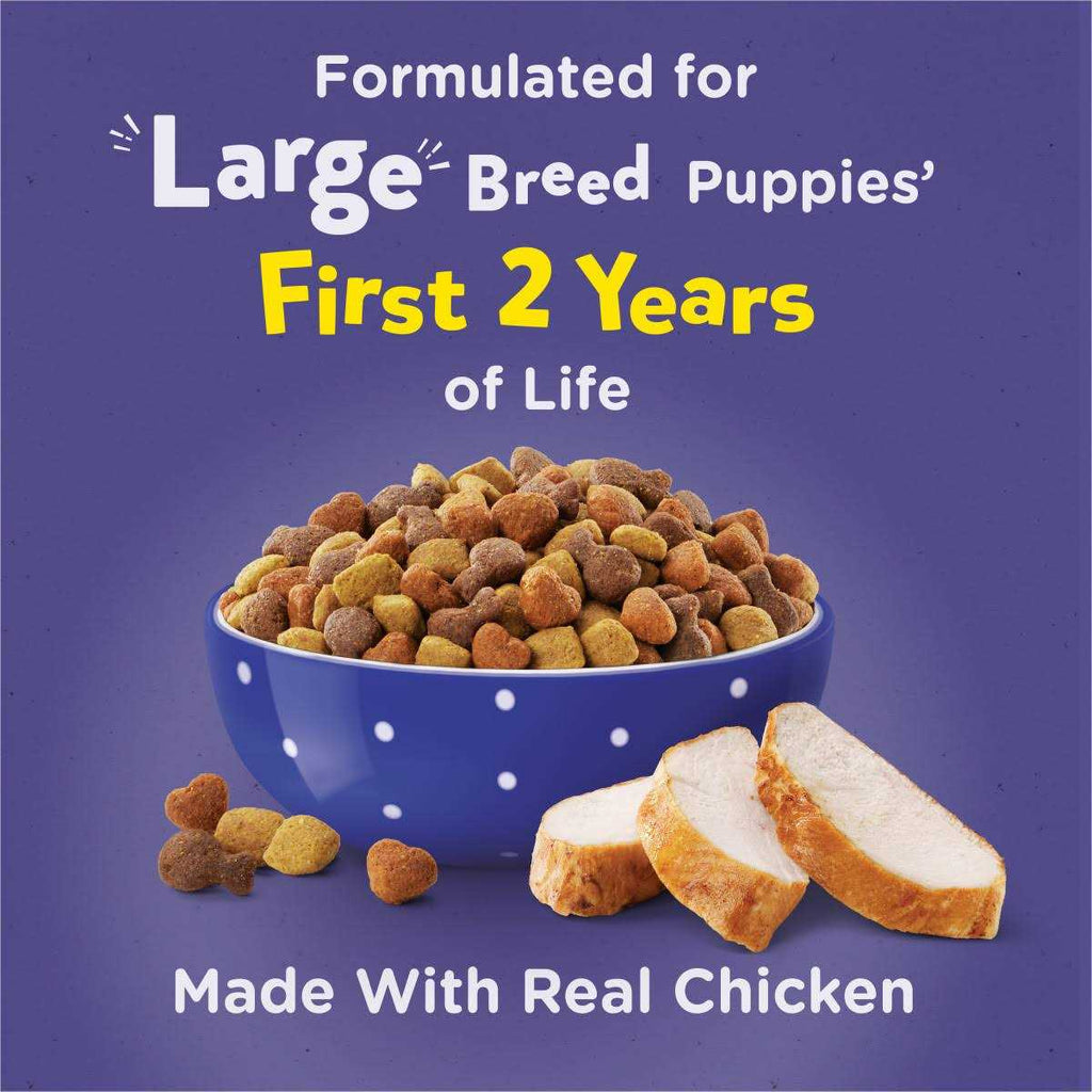 Large Breed Dry Puppy Food with Real Chicken D82399