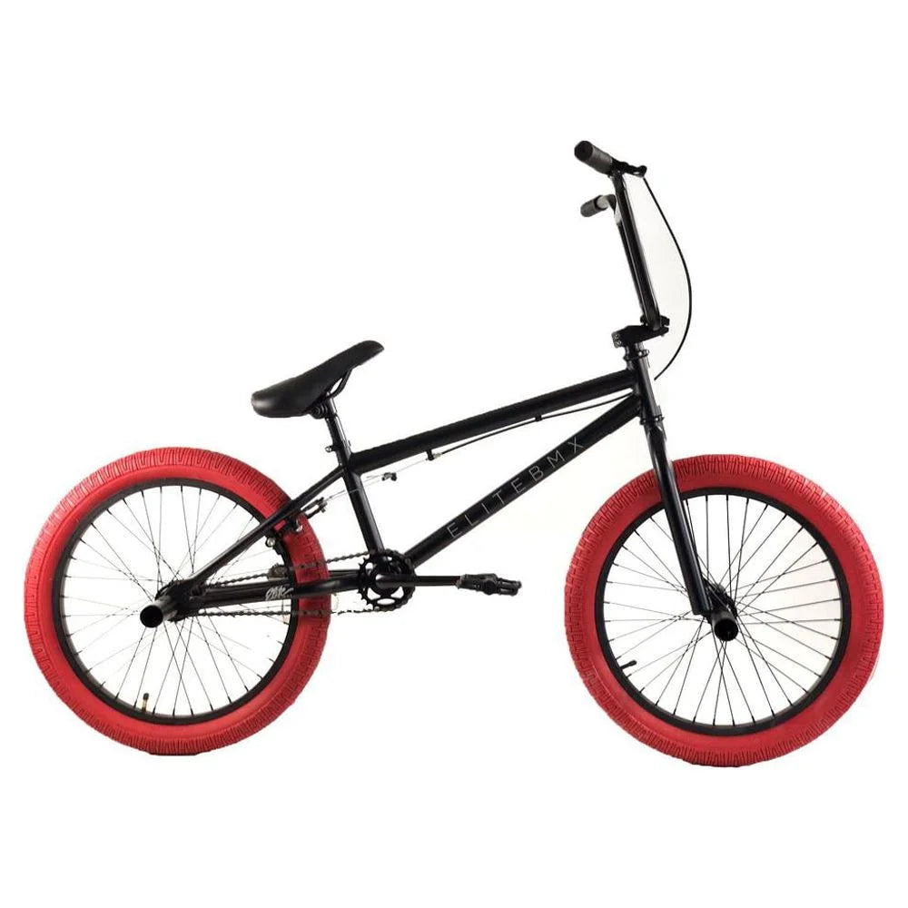 BMX Bike 20 Inch, Black and Red S64165