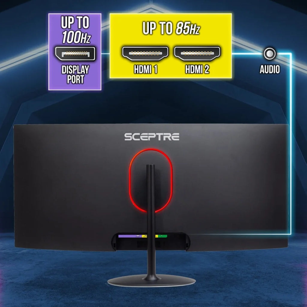 34" Curved Gaming LCD Monitor, 21:9 W71909