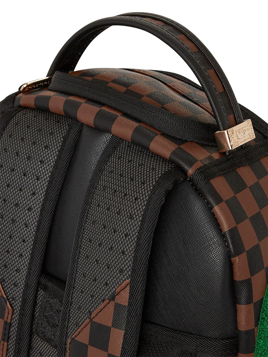 Chenille Backpack, Brown K462