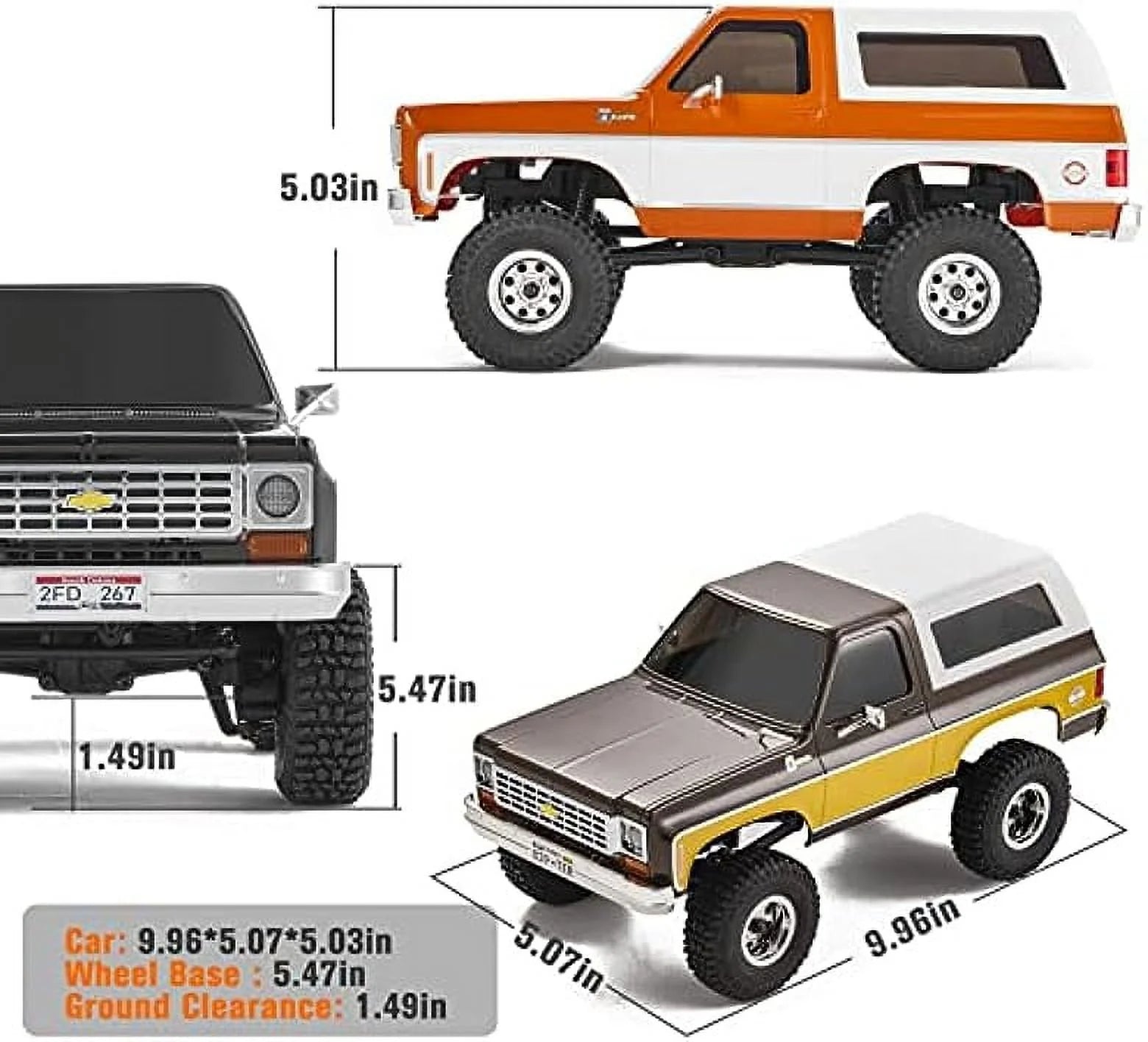 RC Crawler 4WD Off-Road Truck with LED Lights G57706