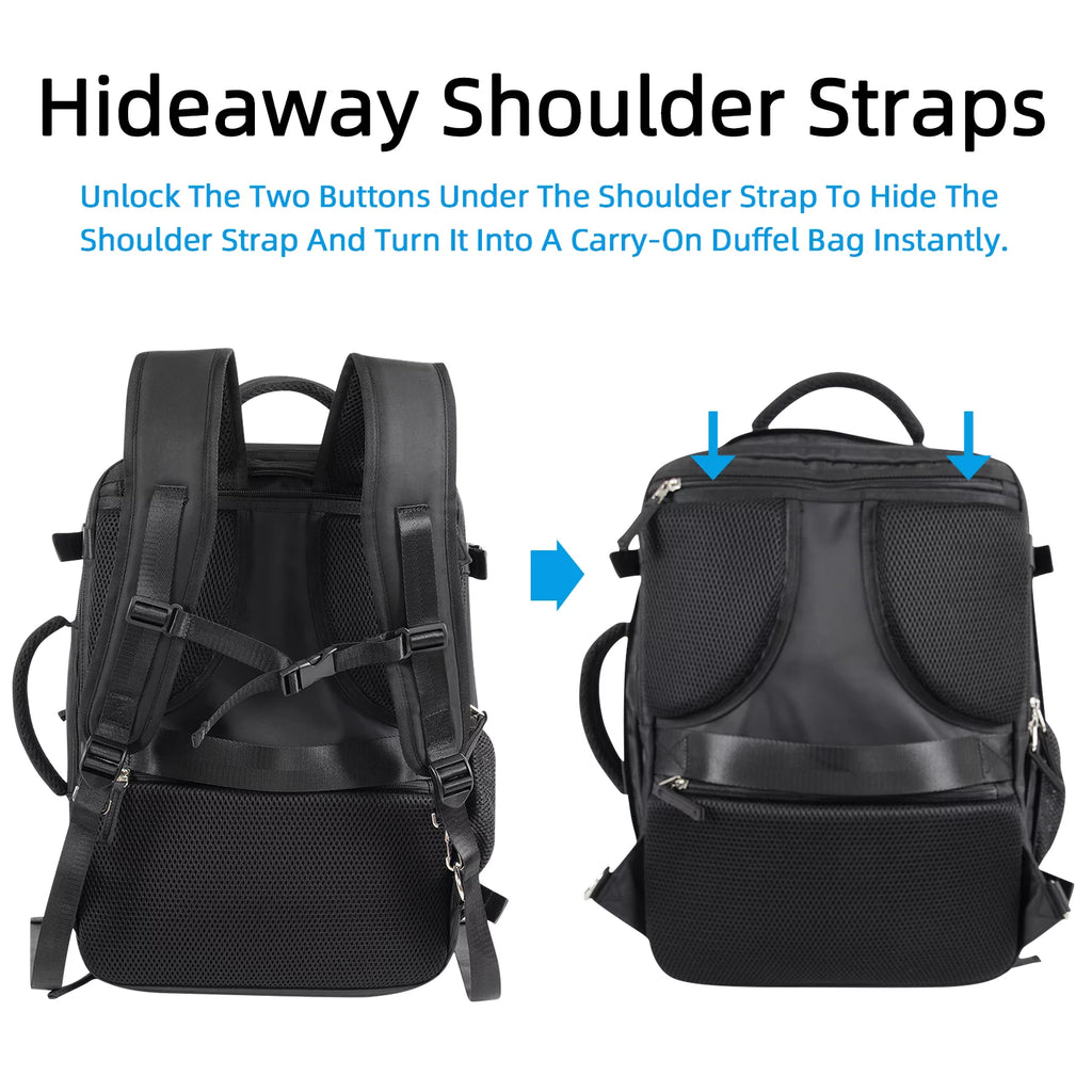 Travel Backpack Waterproof Hiking Rucksack for Men Women D665