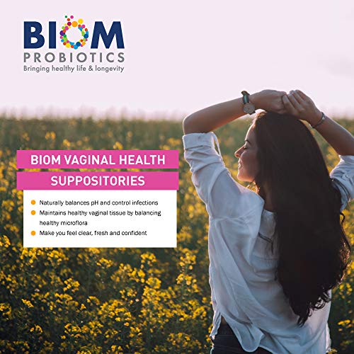 Probiotic Suppository for Vaginal pH Balance and Odor Control (30 Count) S6611