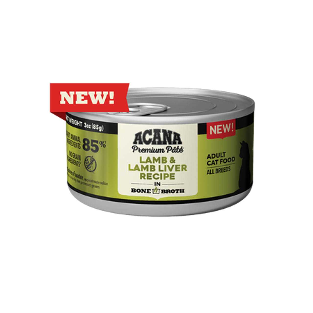 Lamb & Liver in Bone Broth Wet Cat Food D66313