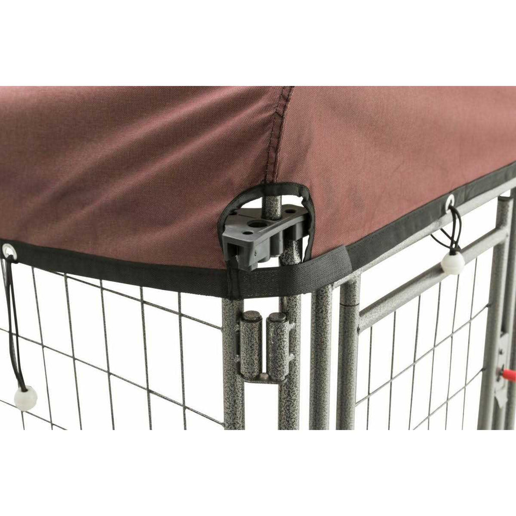 Outdoor Dog Kennel with Cover X7383