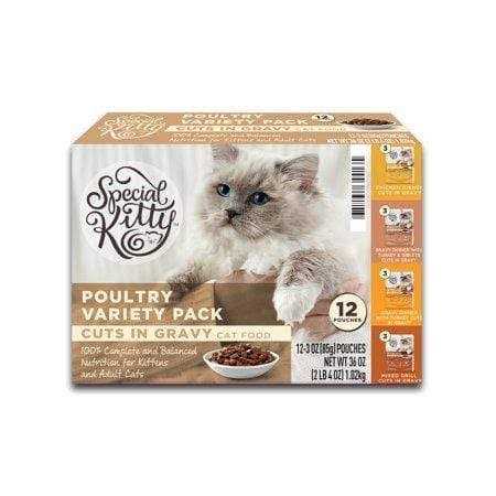 Turkey & Chicken Flavor Gravy Wet Cat Food for Adult I346