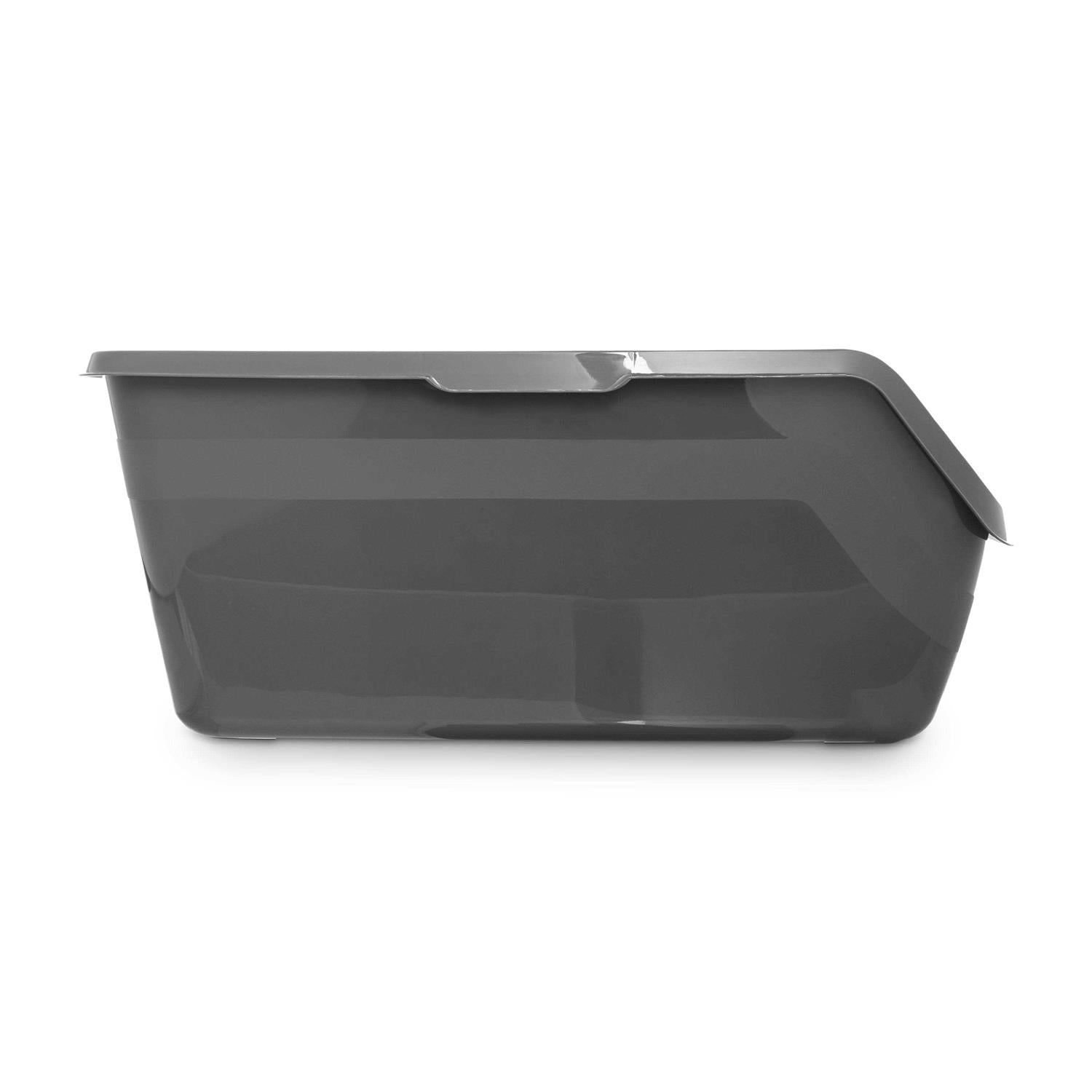 Charcoal High-Back Cat Litter Box I922550