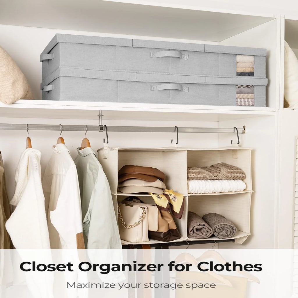 Under Bed Storage Bins with Lids and Handles U235