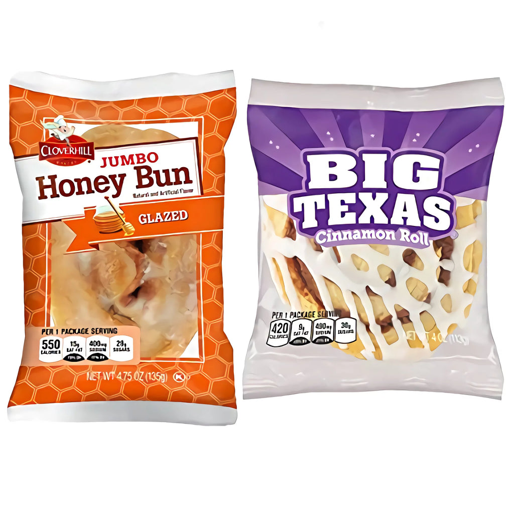 Jumbo Glazed Honey Bun & Cinnamon Roll Combo, 12 Pack Y560