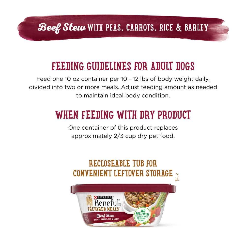 Beef Stew Prepared Meals Dog Food I93401