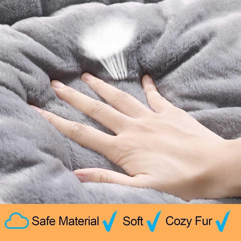 Dog Crate Pad Ultra Soft Washable Anti-Slip Kennel Mat for Dogs N50284