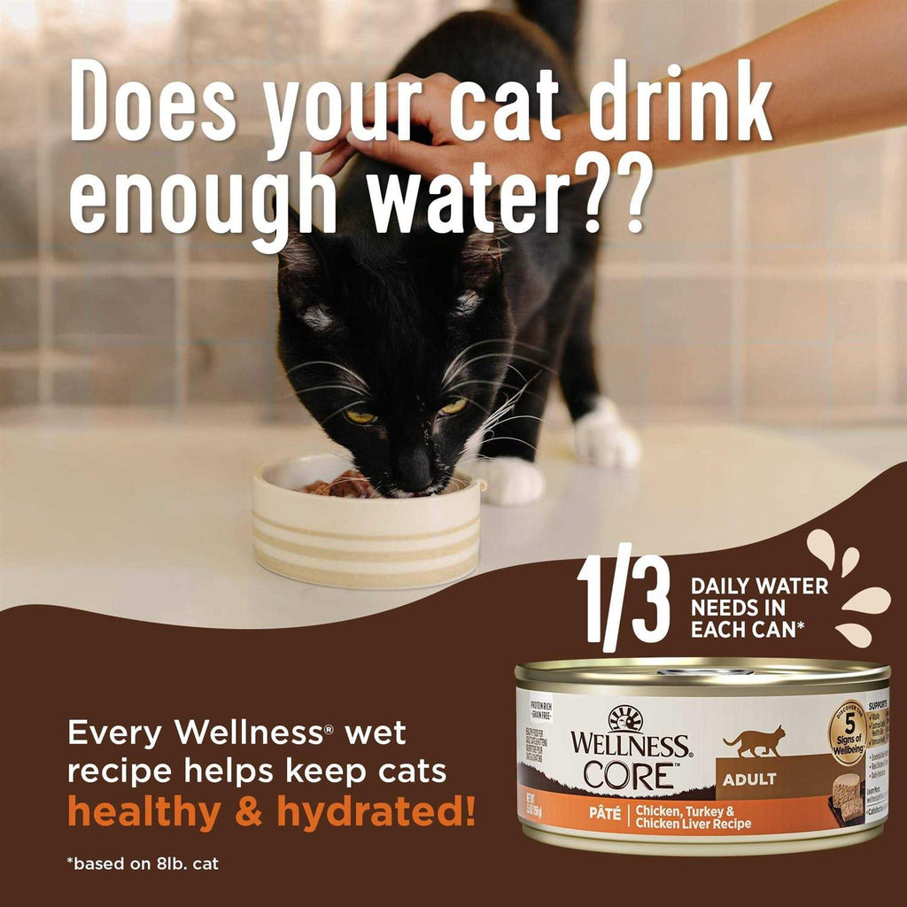 Natural Grain-Free Chicken Turkey & Liver Pate Canned Cat Food N6510
