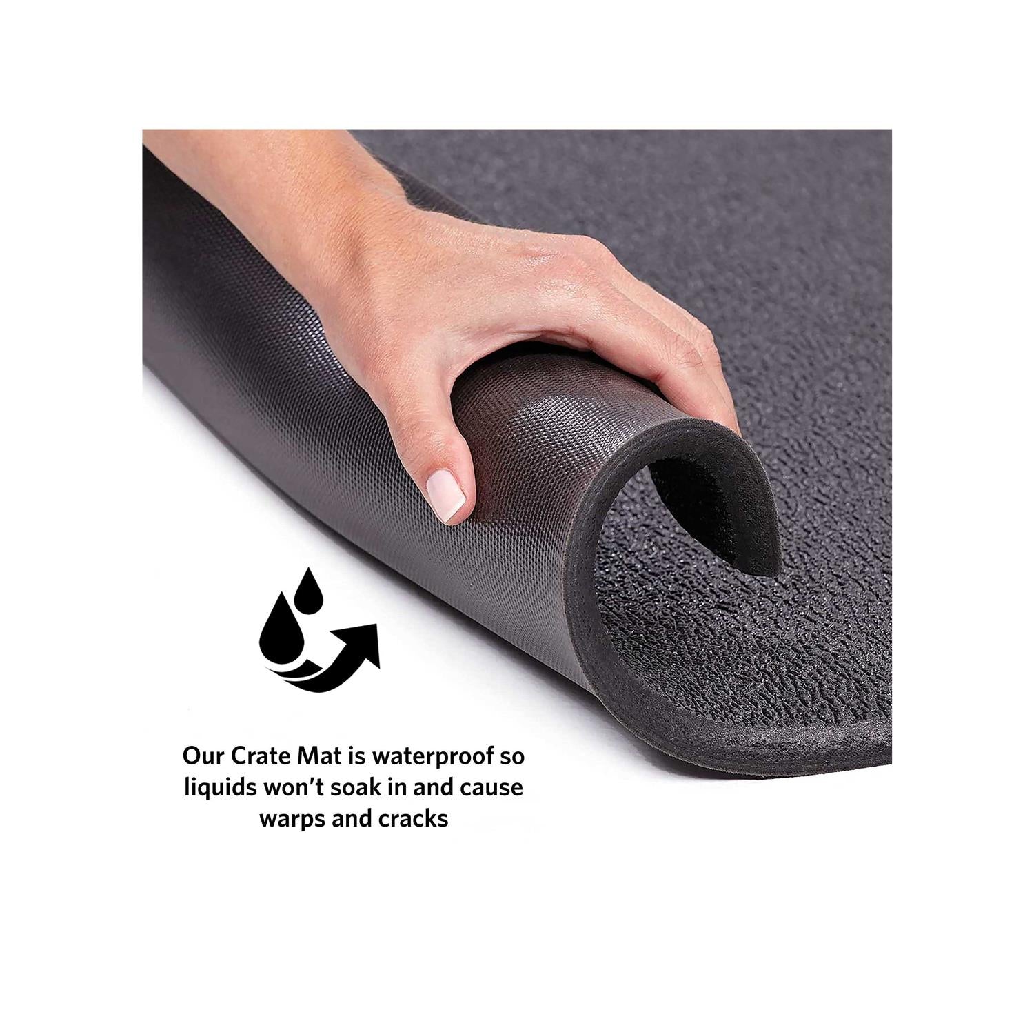 Cushioned Waterproof Dog Crate Mat H588436