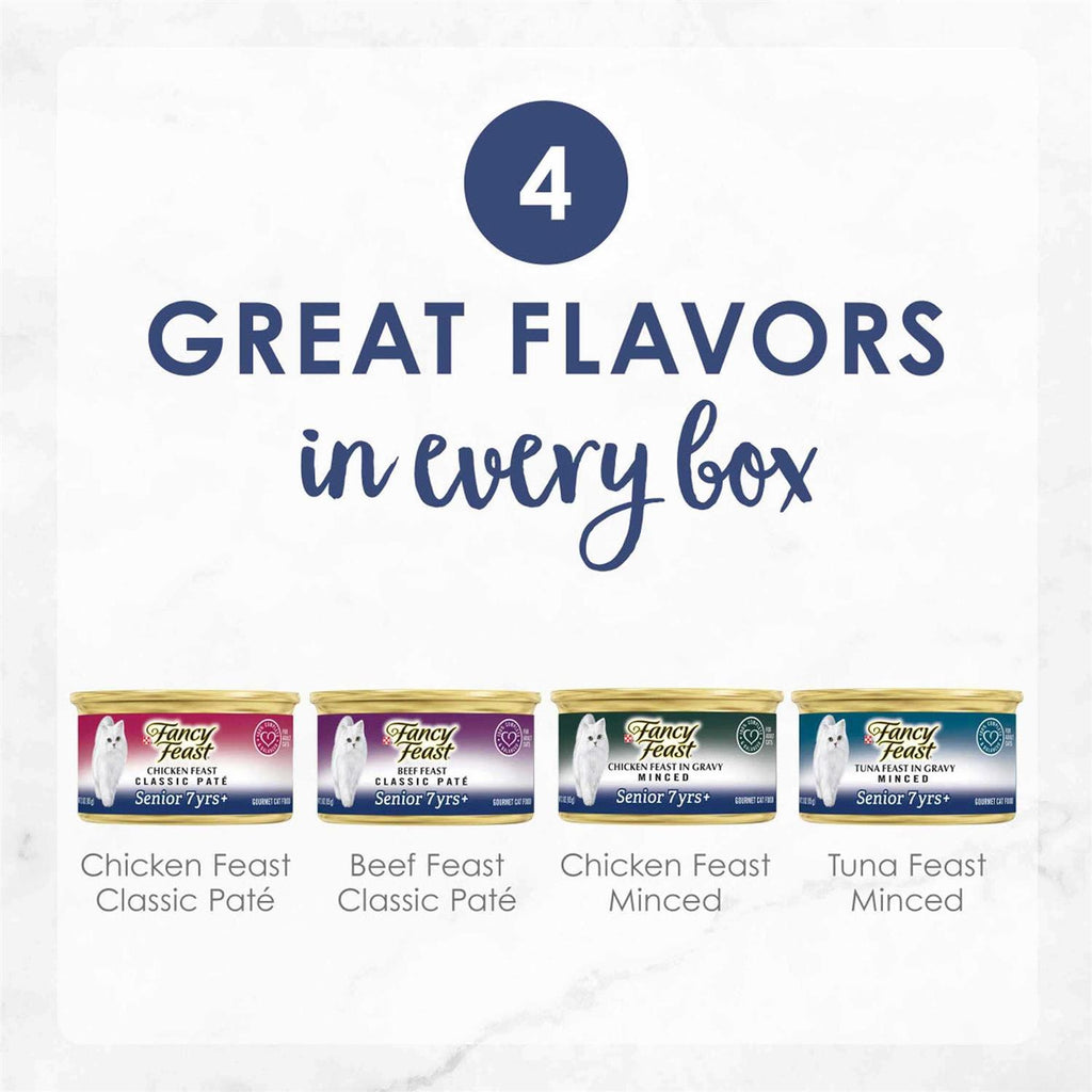 High Protein Senior Wet Cat Food Variety Pack T9997