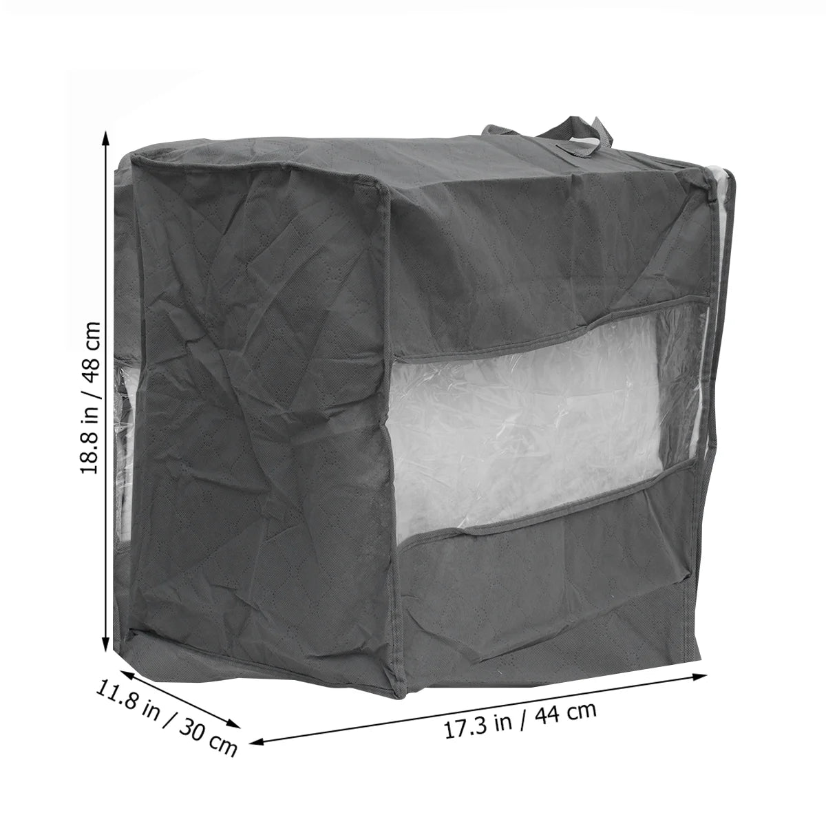 Cotton Rope Storage Bag 44x30x48cm Grey J514791