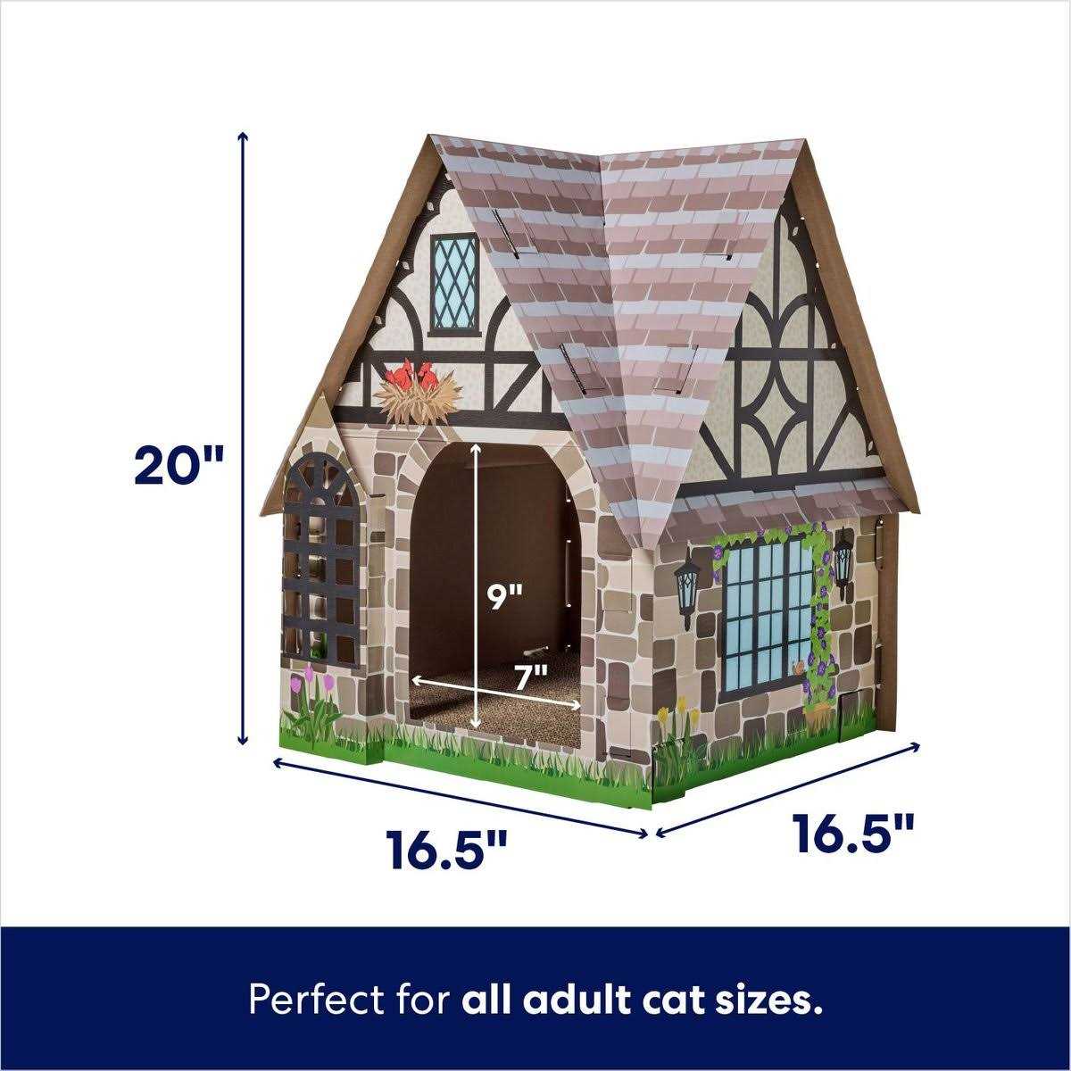 Cardboard Cat House Q4491