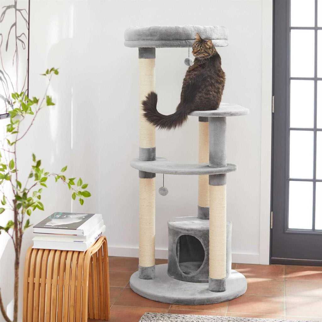 Heavy Duty Faux Fur Cat Tree Condo F32440
