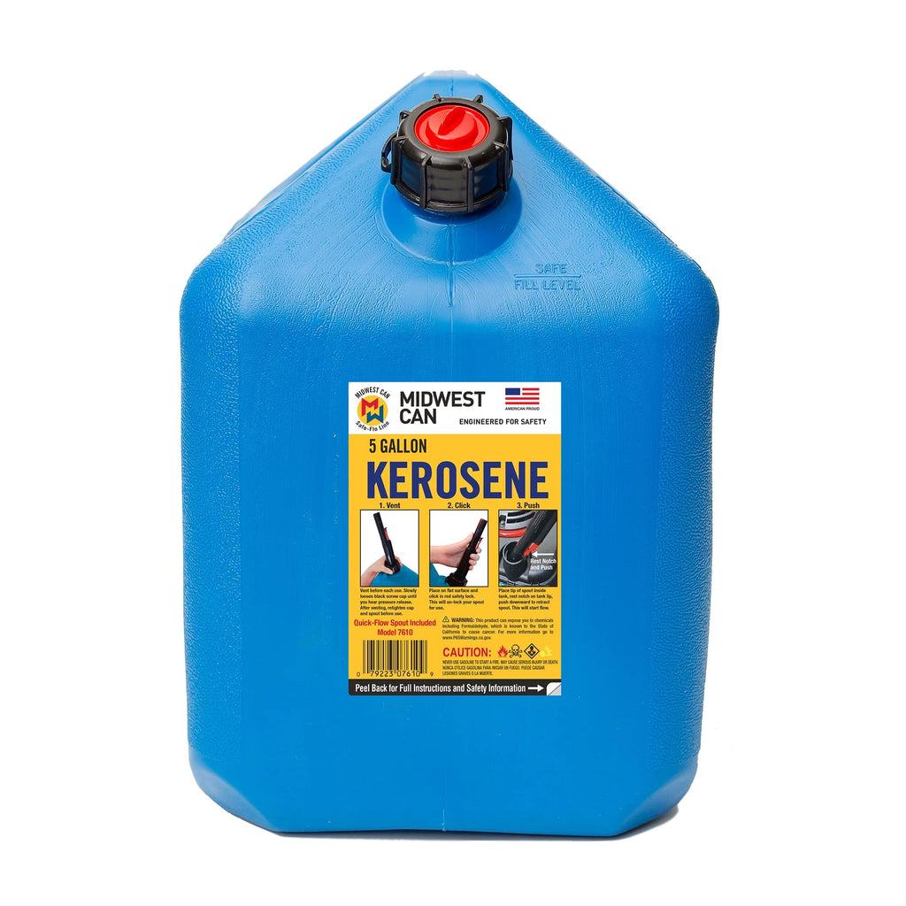 5 Gal Kerosene Gas Can Container with Spout (4 Pk) H2914