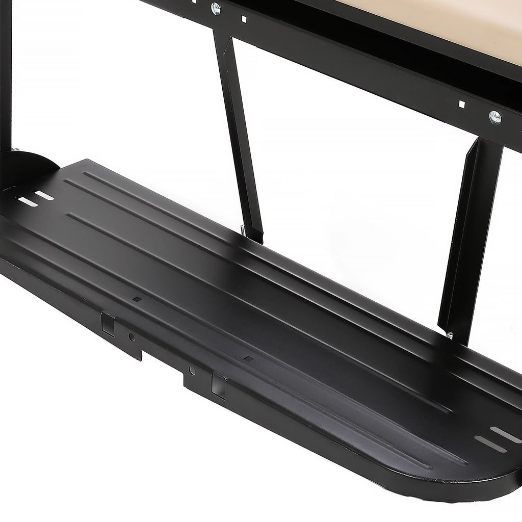 Rear Back Seat Kit for EZGO Marathon Golf Cart Tan Flip Folding P92087
