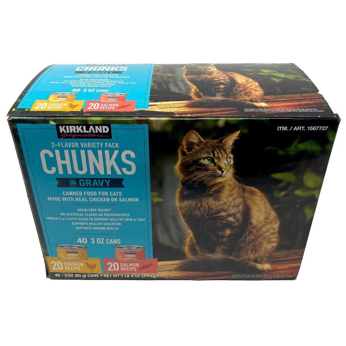 Chunks in Gravy Canned Cat Food Variety Pack C44374