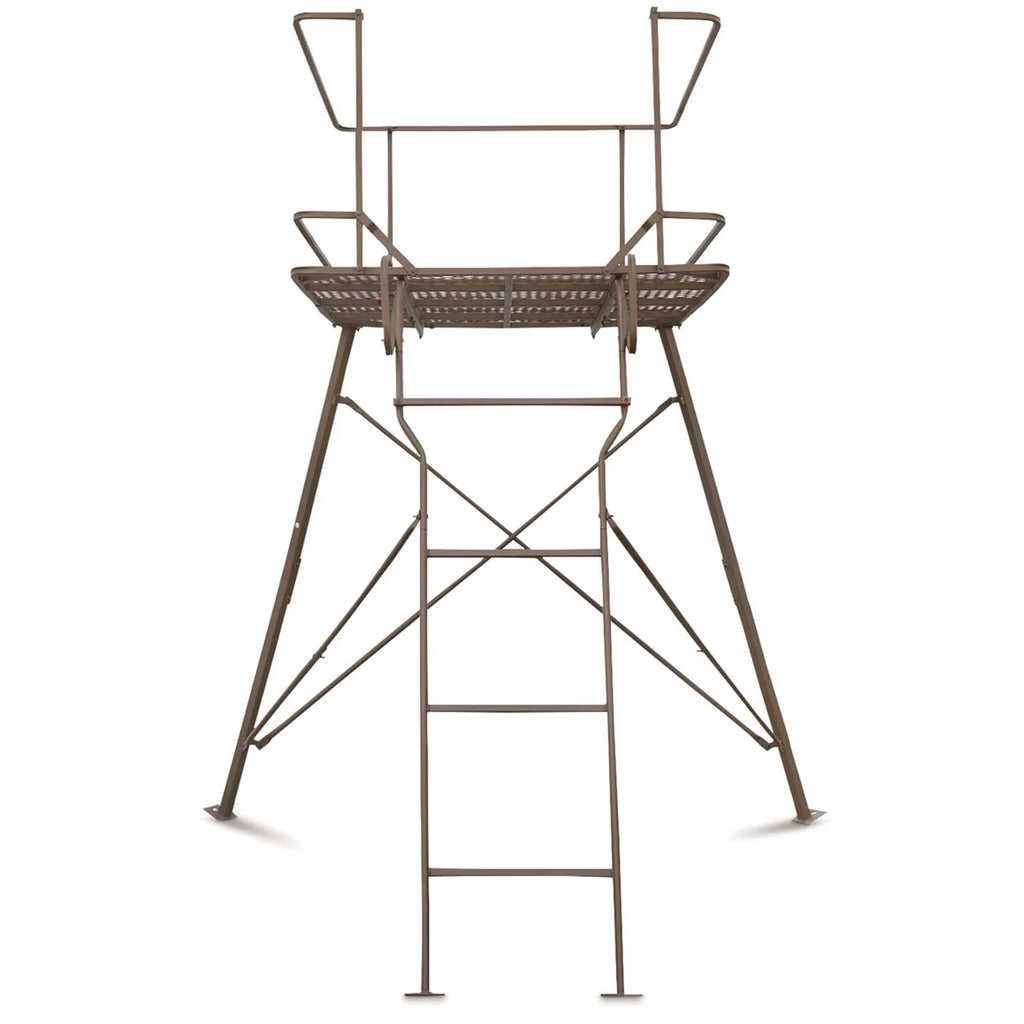 6ft Tripod Hunting Tower Blind 2-Person Elevated Stand C677