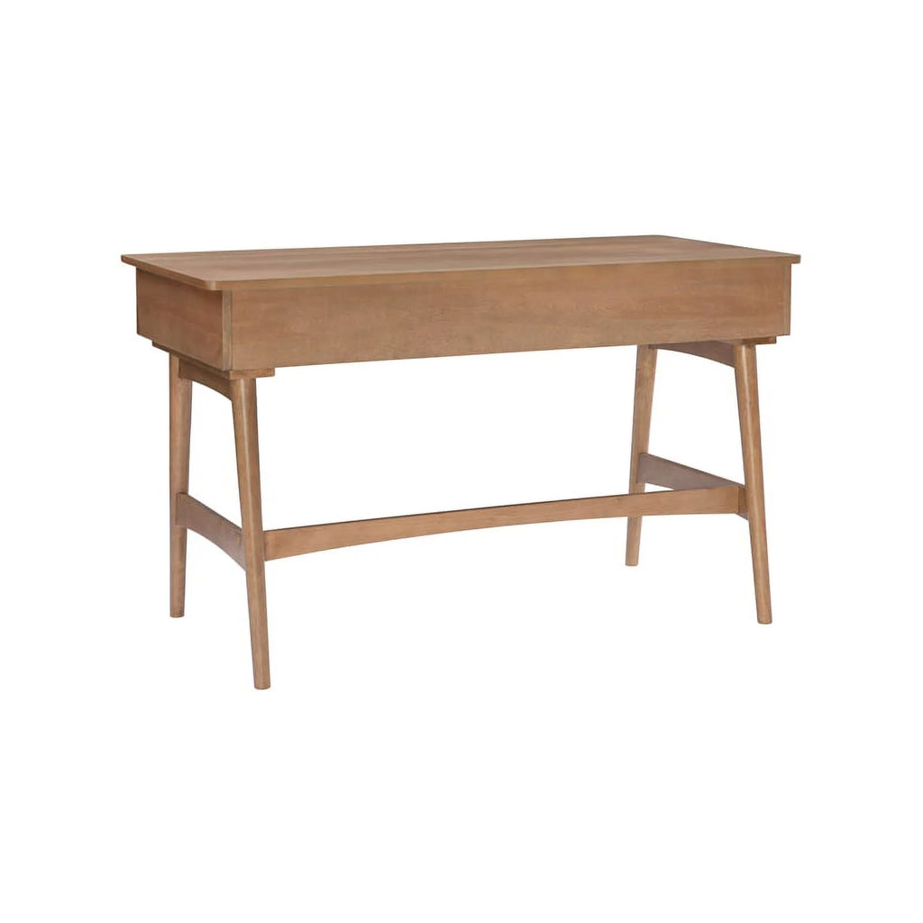 Rattan Wood Desk with Drawers E928273