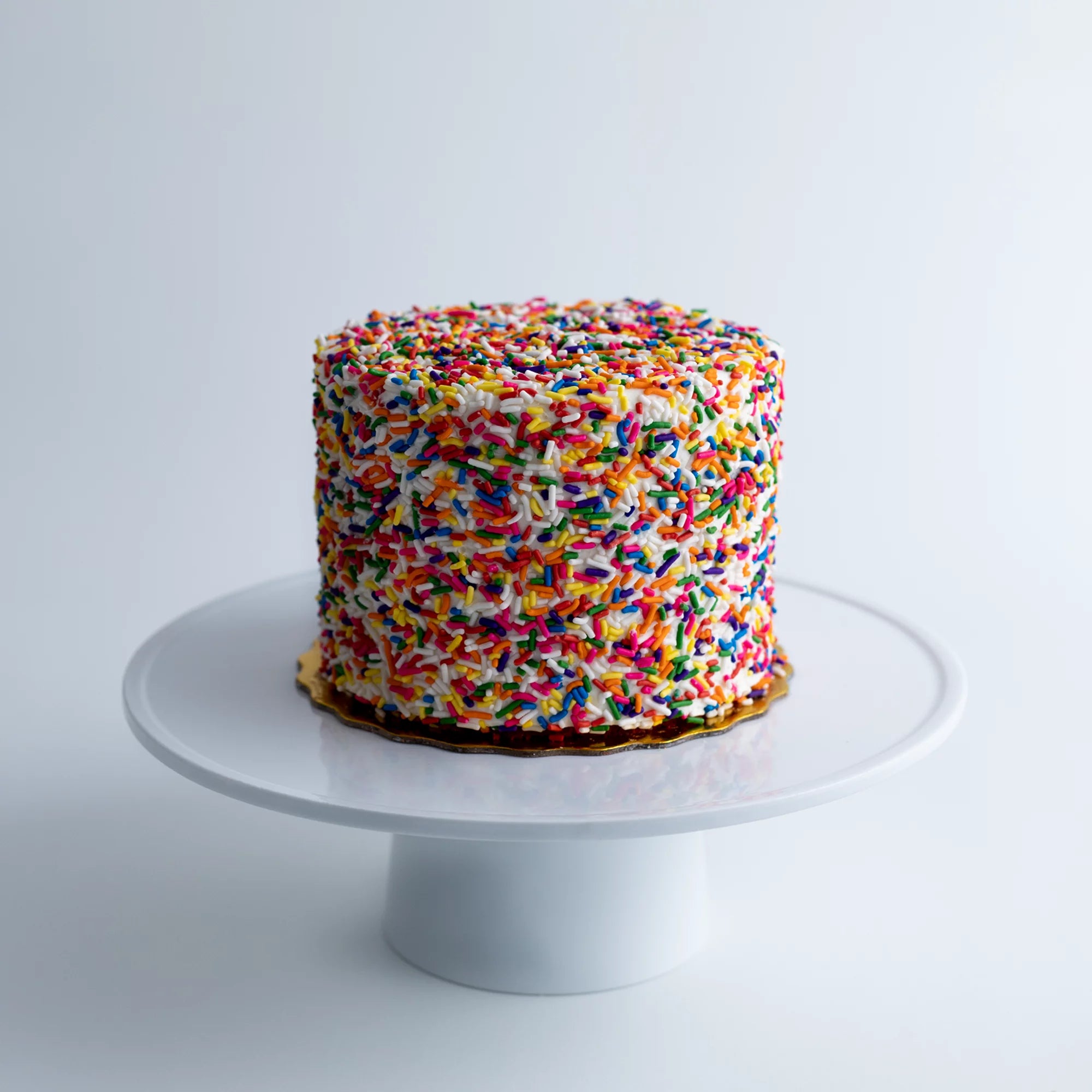 Vanilla Rainbow Cake, 6" Size, Serves 6 to 8 I959