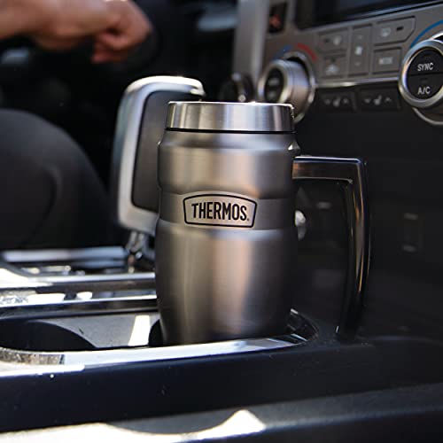 16 oz Vacuum-Insulated Travel Mug, Midnight Blue M4468