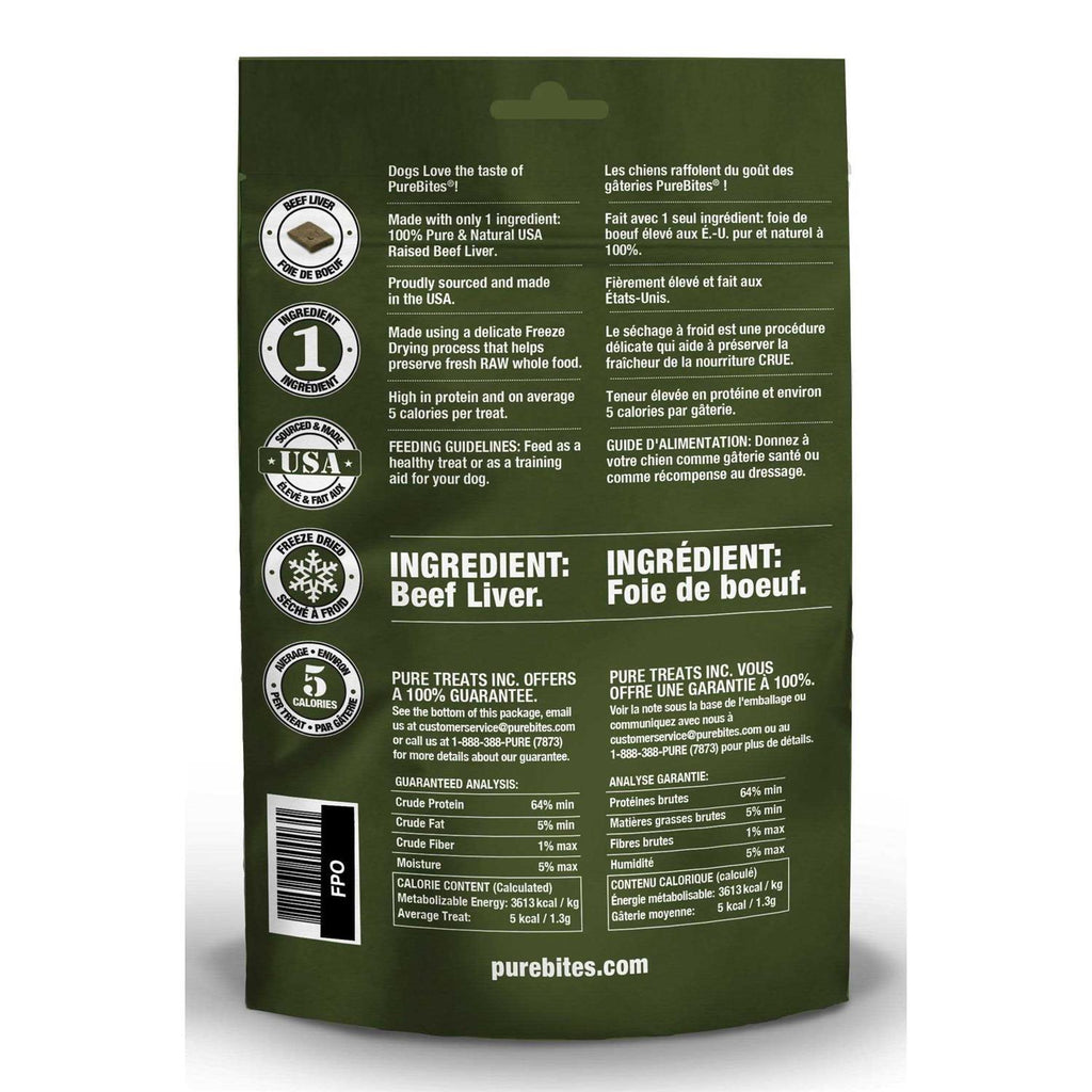 Freeze Dried Beef Liver Dog Treats Y200987