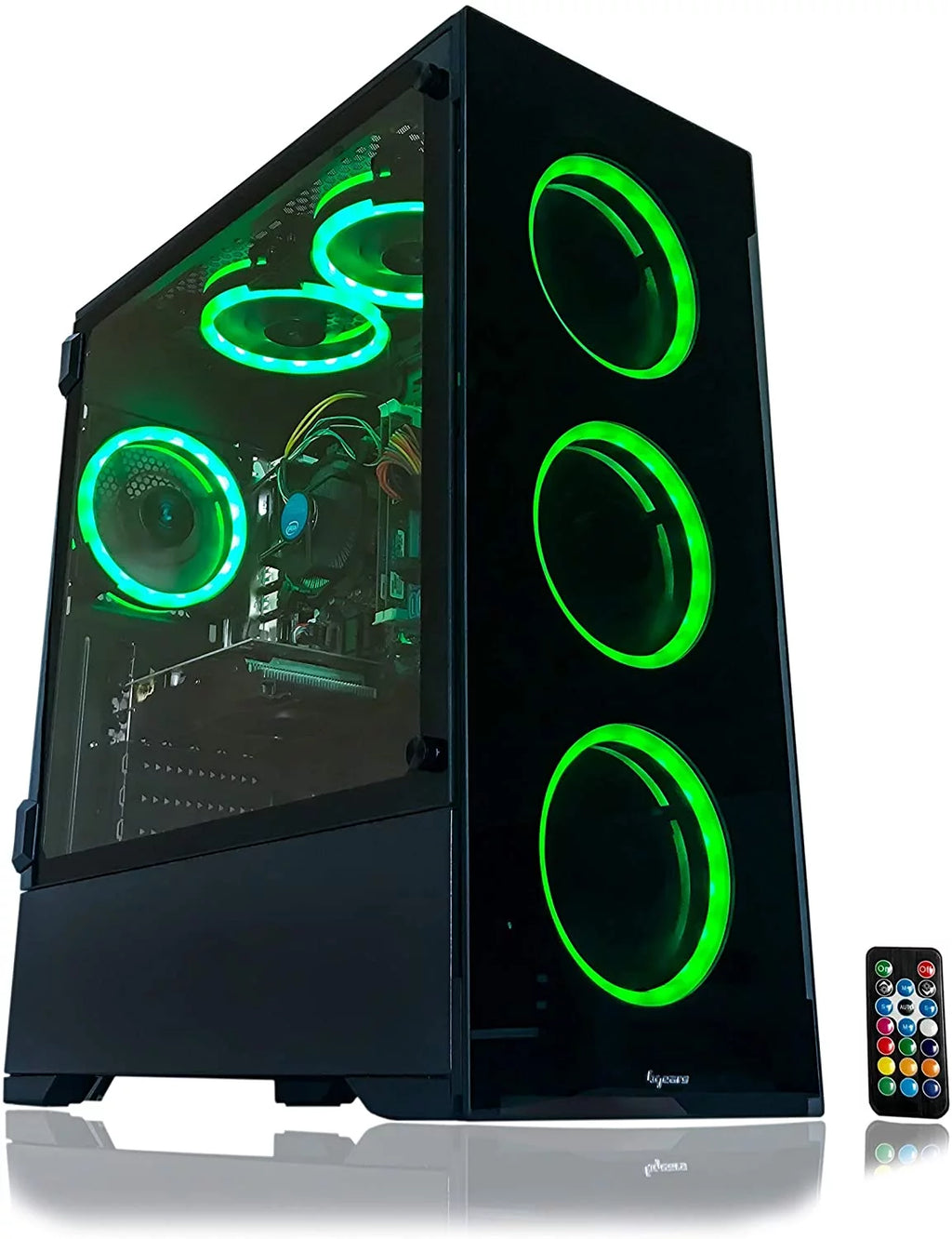 Gaming PC Desktop Computer Intel 3.70GHz 16GB RAM 512GB SSD WiFi RX 580 8GB Windows 11 RGB I59394