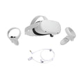 Meta Quest 2 All-In-One PC VR Headset 256GB Holiday Family Bundle, Advanced Virtual Reality Gaming Headset with Mytrix Earphones Bundle