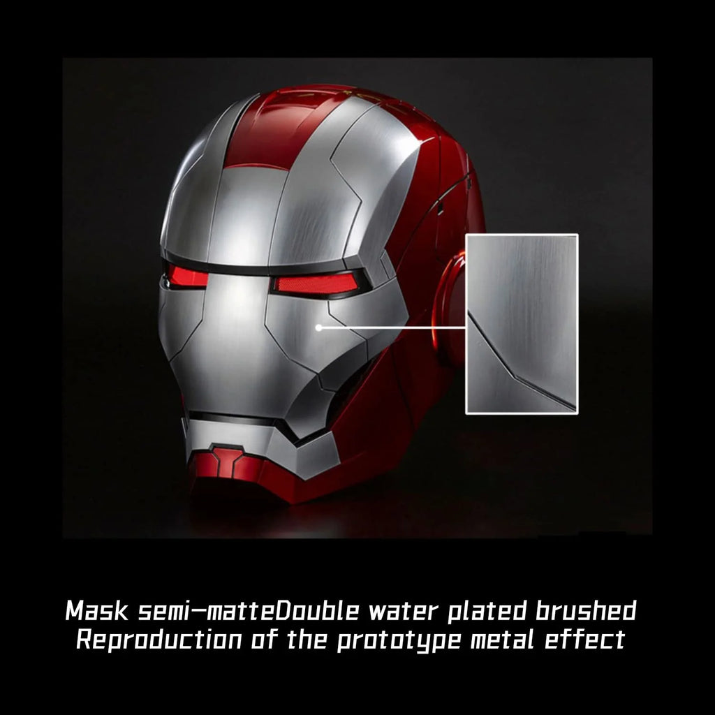 Iron Man Helmet Electronic Wearable Mask with LED Eyes W351