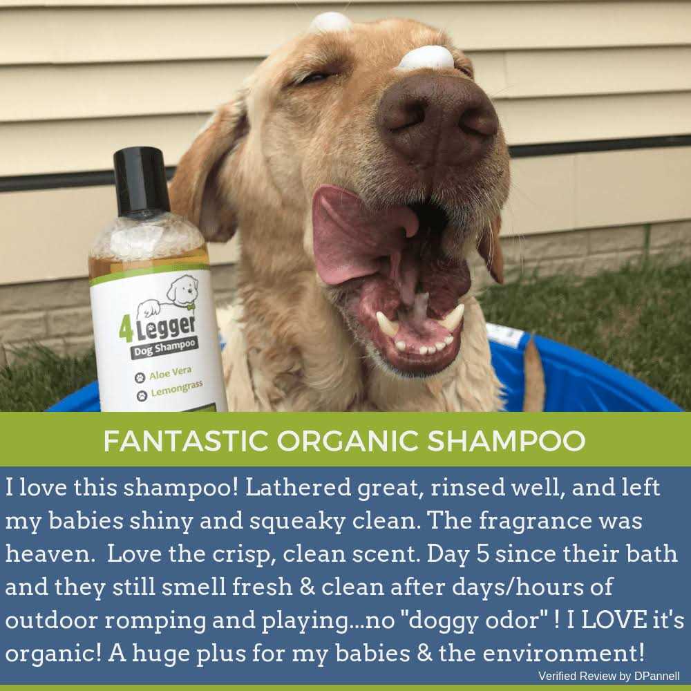 Hypoallergenic Dog Shampoo with Organic Lemongrass D264