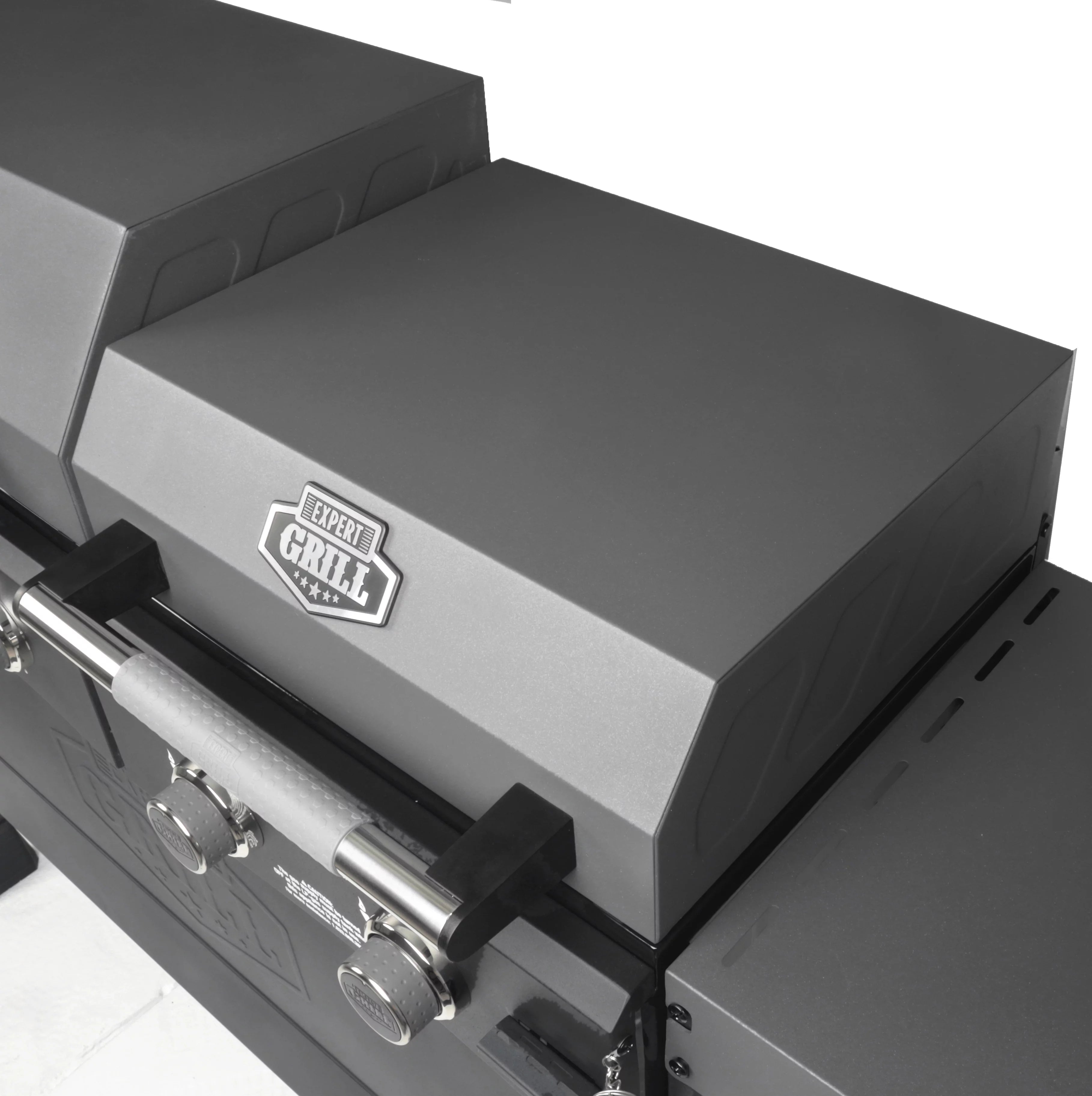 5 Burner Propane Gas Grill and Griddle, Black W571