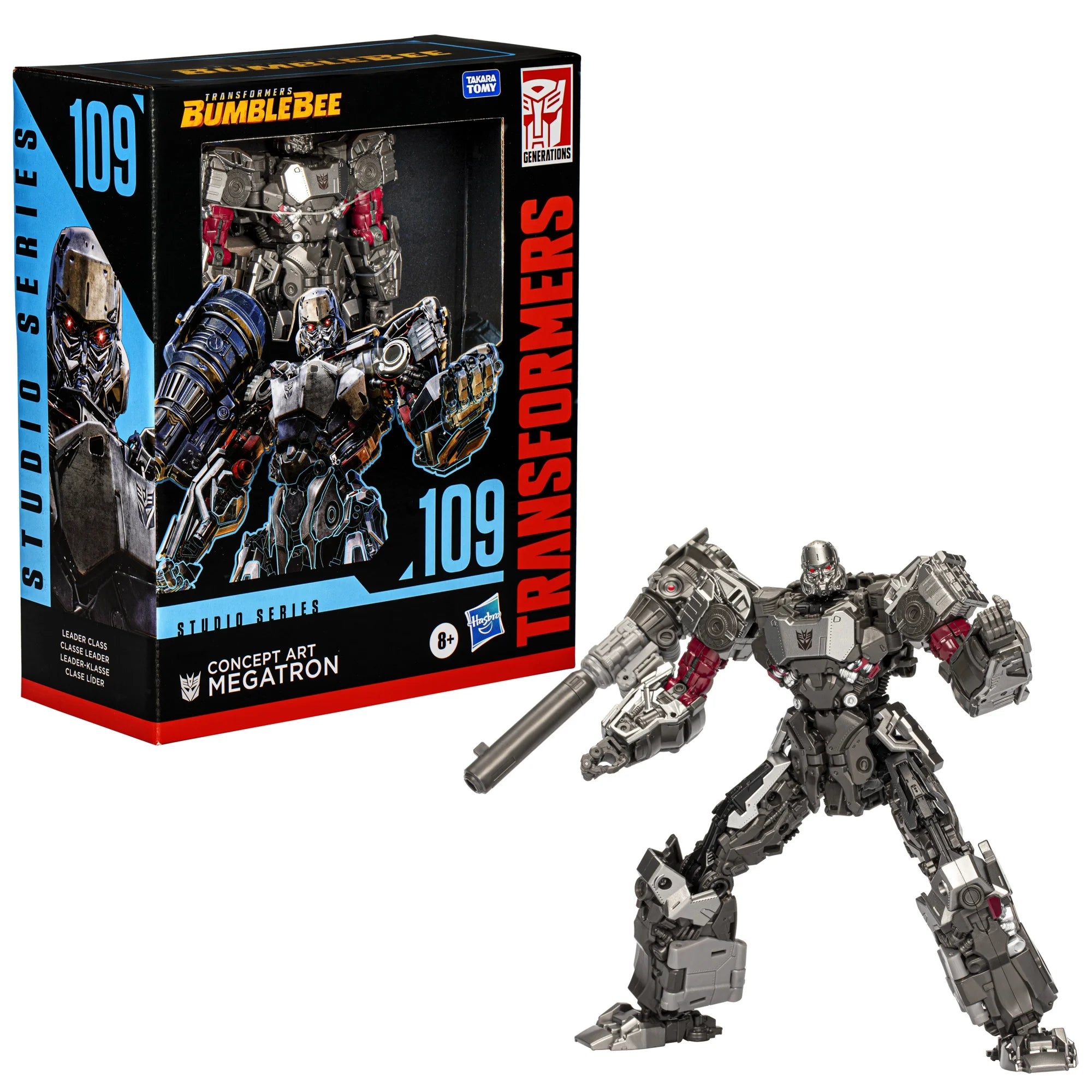 Bumblebee 109 Concept Art Megatron 8.5" Action Figure Y136698