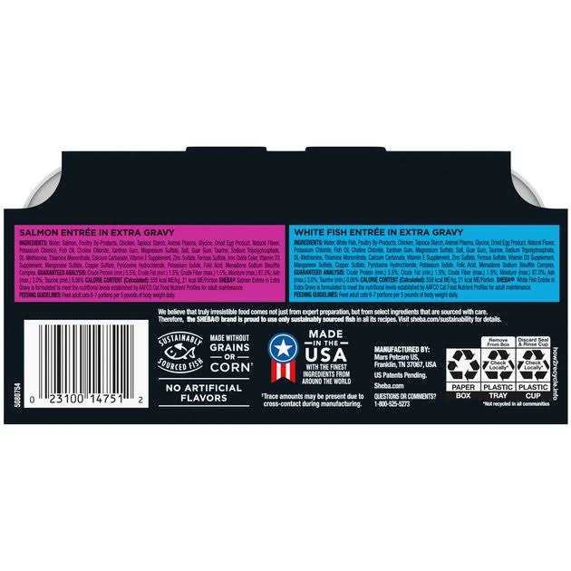 Wet Cat Food with Gravy for Adult Cats X377517