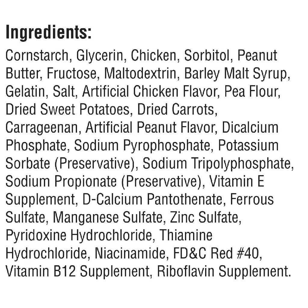 Peanut Butter Dog Chews F518